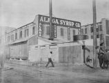 Copy photograph of the Alaga Syrup Company plant on North Court Street in Montgomery, Alabama.