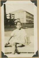 Girl on Bench, circa 1933