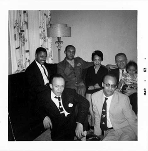 Kenneth H. Presley (front, left) with Dan C. Presley (front right) and back, left to right: Donald G.Doty, Leon J. Presley, Jerlyn Presley, Raymond Presley and Diane Presley