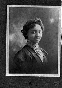 African-American woman, (possibly Mamie Genevieve Burnett)