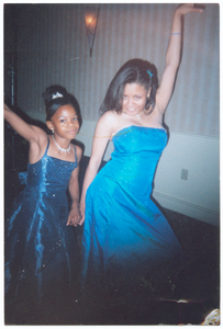 Chromogenic print of Gabby Douglas with her sister