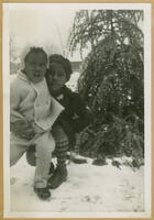 Girls in Snow, circa 1930