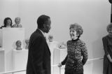 James ""Son"" Thomas: Washington, D.C. Thomas with Nancy Reagan at the Corcoran Gallery (JTP #2547)