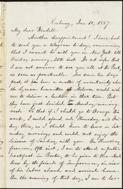 Letter to] My dear Wendell [manuscript