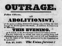 Outrage, February 2, 1837 Handbill