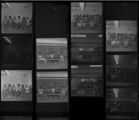 Set of negatives by Clinton Wright including Hunger strike, Mrs. Sanders at Doolittle, Earl Swift (NAACP), NAACP Open House, Delta Sponsored youth, Labor Day Party at Cove, 1970