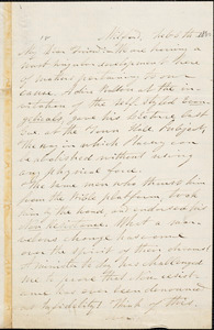 Thumbnail for Letter from George Whittemore Stacy, Milford, [Massachusetts], to William Lloyd Garrison, 1860 Feb[ruary] 6th