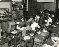 Physics class, Hartford Public High School Hopkins Street building