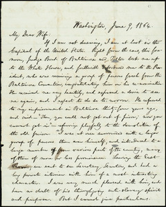 Letter from William Lloyd Garrison, Washington, [D.C.], to Helen Eliza Garrison, June 9, 1864