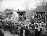 Float in an African American Mardi Gras parade in Mobile, Alabama.