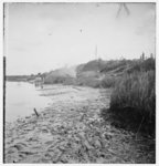 Savannah, Georgia (vicinity). In front of the parapet Fort McAllister