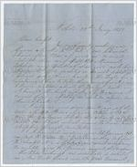 Letter and account sales statement from William W. Allen, Mobile, Alabama, to John Cocke, Withers Landing, Alabama, January 10, 1851