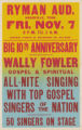 10th Anniversary of Wally Fowler's All-Night Sing at the Ryman