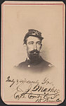 [Captain Comly J. Mather of Co. B and Co. F, 15th Pennsylvania Cavalry Regiment in uniform]