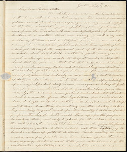 Letter from Sarah C. Rugg, Groton, [Massachusetts], to Anne Warren Weston, [1838] Feb[ruary] 18