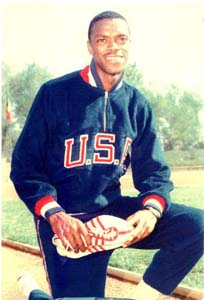 Ralph Boston in his 1968 U. S. Olympic Team Track Uniform