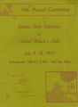 Indiana State Federation of Colored Women's Clubs, convention program, 1977