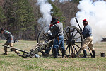 Reenactment of Civil War siege of April 1862, Bridgeport, Alabama