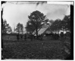 [Brandy Station, Va. Tent of A. Foulke, Sutler, at headquarters of 1st Brigade, Horse Artillery]