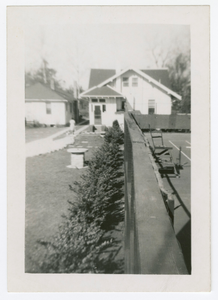 Photograph of the private tennis court at Dr. Eaton's house