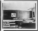 [Classroom with sign "This room is for the Study of Negro history" at the National Training School for Women and Girls, Washington, D.C.]