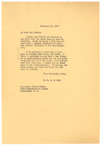 Letter from W. E. B. Du Bois to Phelps-Stokes Fund