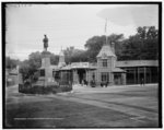 Congress Spring Park entrance, Saratoga Springs, N.Y.