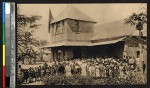 Students at a procession, Kafubu, Congo, ca.1920-1940