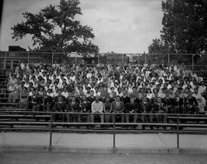 Dunbar High School June graduating class 1954 [cellulose acetate photonegative]