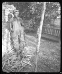 [Enoch Brown, outside the home of Mrs. Ruby Pickens Tartt, Livingston, Alabama]