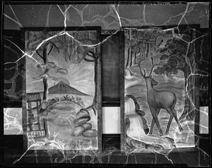 Mr. Hudson's paintings, 1935 [two framed paintings : cellulose acetate photonegative]