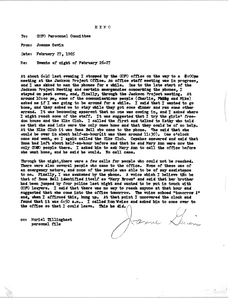 Events of night of February 26-27