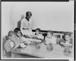 In Mound Bayou, Mississippi, where the majority of the Red Cross drought beneficiaries were colored farmers, ...