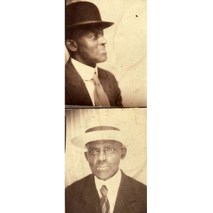 Portrait of two African American males