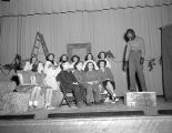 Saunemin IL FHA party with magician, 1947