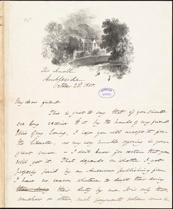 Thumbnail for Letter from Harriet Martineau, Ambleside, [England], to William Lloyd Garrison, October 23d 1850