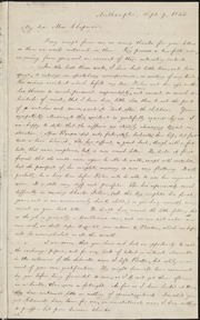 Letter to] My dear Mrs. Chapman [manuscript