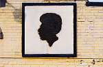 Afro sign, William Styling Barber Shop, Grand River Avenue at Ward St., Detroit, 2002