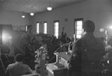 Hosea Williams speaking to an audience at Maggie Street Baptist Church in Montgomery, Alabama.