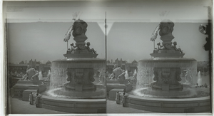 Fountain at St. Louis fair, Caption no. 1510 : glass stereoscopic interpositive.