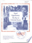 Equal opportunity : the key to universal access