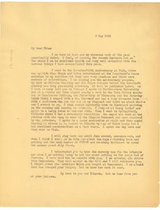 Letter from W. E. B. Du Bois to Nina Du Bois