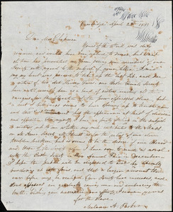 Letter from Melanie Ammidon Parker, Cambridge, [Massachusetts], to Maria Weston Chapman, 1839 April 23