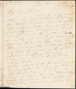 Letter from Thomas Foxwell Buxton, London, [England], to William Lloyd Garrison, 1834 Sept[embe]r 30