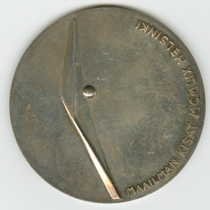 1959 Helsinki World Games Silver Medal, Men's 400M Hurdles won by Dick Howard