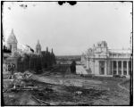 Building the west lagoon on the World's Fair grounds