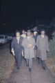 Hosea Williams, Fred Shuttlesworth, and other demonstrators marching to the Jefferson County courthouse in Birmingham, Alabama, to protest the incarceration of Martin Luther King, Jr., and several other civil rights leaders.