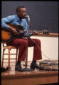 James "Son" Thomas, Pat Thomas, Ray Lum, Joe Cooper, William R. Ferris. Performance at Yale, American Folklife Festival in Washington, D.C., filming life in Leland, Miss., 1974.(Box 10 Ferris 034)