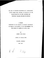 The use of student-volunteers in a psychiatric social group work setting: an analysis of the characteristics of both accepted and rejected college student-volunteers, 1967
