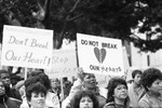 Protesters, Los Angeles, 1986